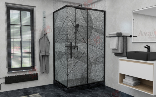 Душевой уголок AvaCan FB 120-140  + SB 100 фото 3