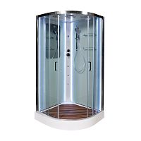 Душевая кабина Deto (DTO)  A01 LED с кнопкой и гидромассажем