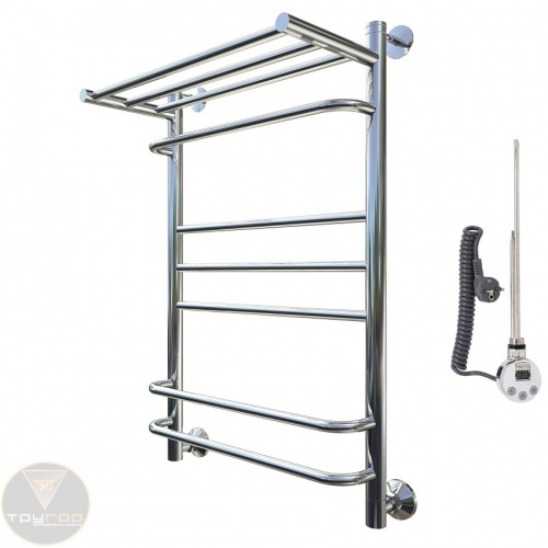 Электрический полотенцесушитель «ИДЕАЛ КОМБИ» серия 3 с полкой фото 3