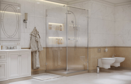 Душевое ограждение Ambassador Abner 10011102R (1000x1000x2000), 1 место фото 2