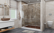 Душевая дверь в нишу Deto FC2 170-190 Chrome