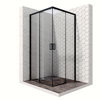 Душевое ограждение Ambassador Queen 11011204Black (1000x1000x2000), 1 место