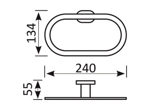 Полотенце-держатель кольцо MDR511 фото 2
