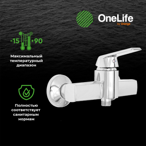 Смеситель для душа OneLife P02-200cr полимерный фото 10