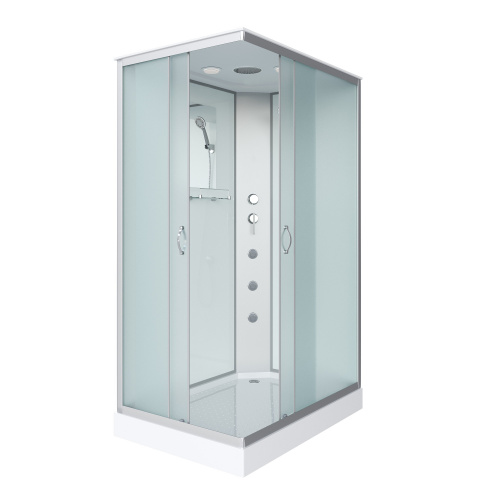 Душевая кабина Niagara NG-43185-14QG (1100х800х2150) низкий поддон(13см) стекло МАТОВОЕ 3 места фото 2 Душевая кабина Niagara NG-43185-14QG (1100х800х2150) низкий поддон(13см) стекло МАТОВОЕ 3 места фото 2