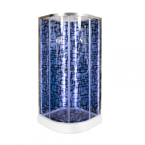 Душевая кабина Deto (DTO)  BM1510 N с LED-подсветкой фото 4