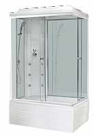 Душевая кабина Royal Bath  RB 8100BP3-WT(белое/прозрачное) левая