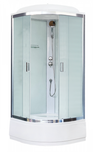 Душевая кабина Royal Bath  RB 90CK5-WC-CH (белое/матовое)