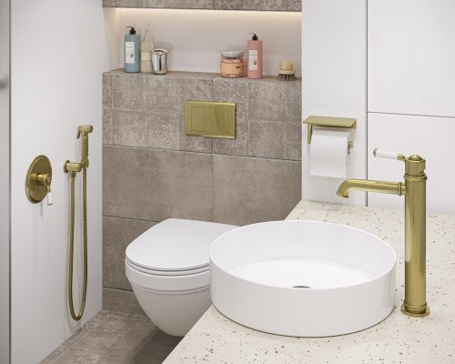 Смеситель для раковины Timo Arisa (5311/02F antique) фото 5