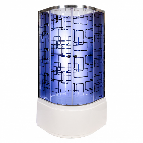 Душевая кабина Deto (DTO) BM 4510 N LED без крыши с led подсветкой фото 8 Душевая кабина Deto (DTO) BM 4510 N LED без крыши с led подсветкой фото 8