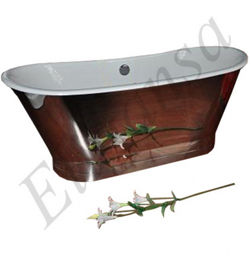 Чугунная ванна отдельностоящяя Elegansa SABINE POLISHED 170х70