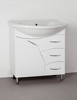 Тумба с раковиной Style Line Амелия 75 (3 ящ.) под умывальник Модерн 75