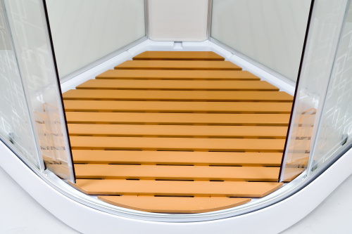 Душевая кабина Deto (DTO)  EM 1590 с электрикой и гидромассажем фото 4