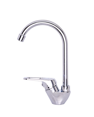 OneLife P11-001cr полимерный смеситель для кухни, хром фото 4