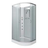 Душевая кабина Niagara NG-3312-14LBKG (1200х800х2000) низкий поддон(13см) стекло МАТОВОЕ 3 места