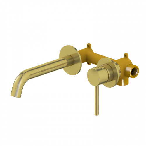 Смеситель для раковины встроенный Timo Saona 2372/17SM золото матовое фото 7