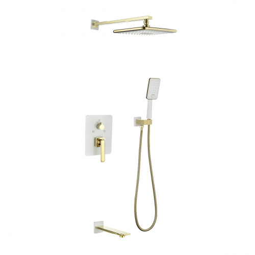 Смеситель Lemark для ванны и душа, встраиваемый  Mista (LM6422WG) фото 2