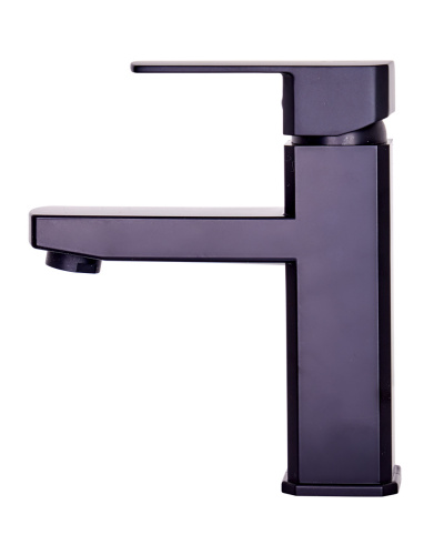 OneLife P06-021b полимерный смеситель для раковины, черный фото 6