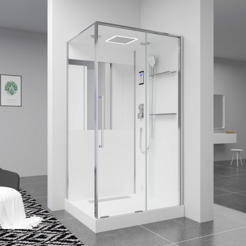 Душевая кабина Black&White G8898 с паром