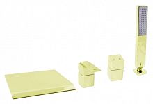 LR574.5PZ LOIRA смеситель каскадный на 4 отверстия, ЦВЕТ ЗОЛОТО RAV Slezak