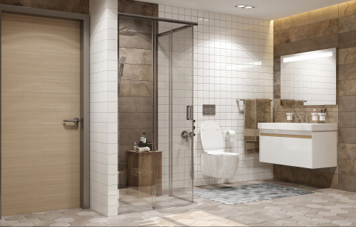 Душевое ограждение Ambassador Queen 11011105 (1000x1000x2000), 1 место фото 4