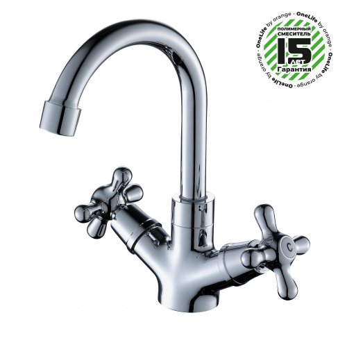 Смеситель для раковины OneLife P03-008cr полимерный фото 11
