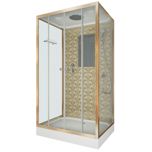 Душевая кабина Niagara Luxe NG 7772QG золото фото 6