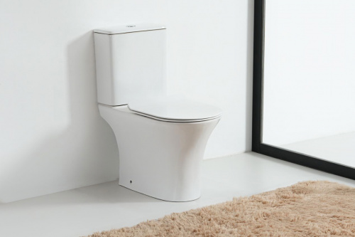 Унитаз-компакт Orange C01-000W безободковый, сиденье с микролифтом фото 6