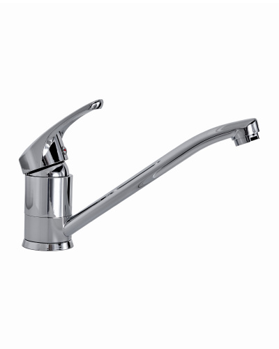 OneLife P01-000cr полимерный смеситель для кухни, хром фото 6