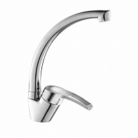 WW MX Арт. ISAR 506 Хром. Смеситель для кухни однорычажный. С поворотным изливом.
