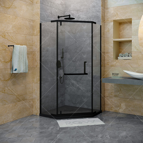 Душевой уголок RGW HO-081B Тонированое (Серое) 1000x1000 фото 2