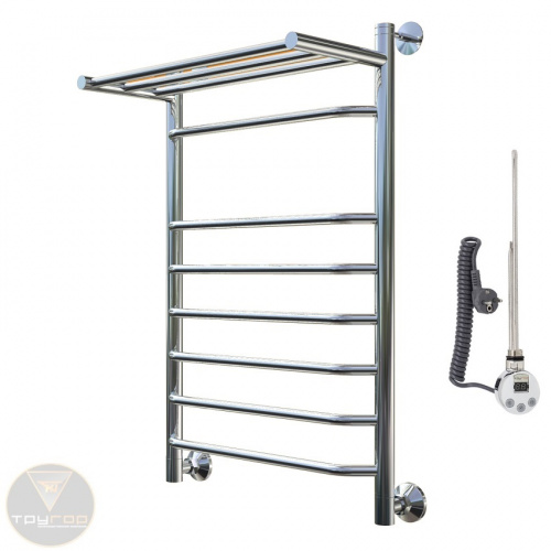 Электрический полотенцесушитель «ИДЕАЛ» серия 4 с полкой фото 2