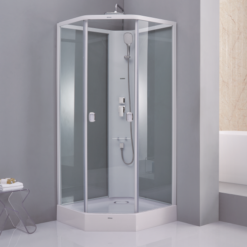 Душевая кабина SSWW W0913H (900х900х2230) БЕЗ ПАРА, низкий поддон(15см), 3 места фото 4