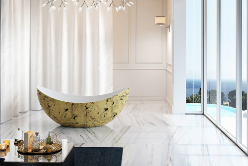 Акриловая ванна ABBER AB9333Gold фото 3