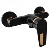 CO381.5CMATZ COLORADO - смеситель для душа, ЦВЕТ ЧЕРНЫЙ МАТОВЫЙ/ЗОЛОТО RAV Slezak