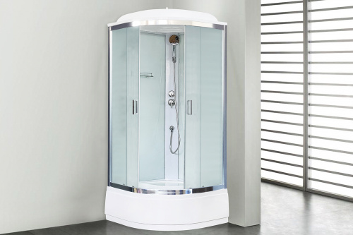 Душевая кабина Royal Bath  RB 90CK5-WC-CH (белое/матовое) фото 4