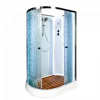 Душевая кабина Deto (DTO)  ЕМ 1512 R N LED