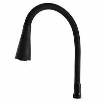 SR0013CMAT Излив гибкий G3/4" с душевой лейкой, ЧЕРНЫЙ RAV Slezak