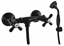 MK380.5/1CMAT MORAVA - смеситель для душа с лейкой, ЧЕРНЫЙ МАТОВЫЙ RAV Slezak