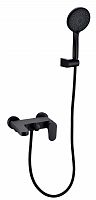 смеситель для ванны с душем черный