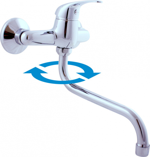 SA001.5/21 SAZAVA - смеситель кухонный настенный RAV Slezak фото 2