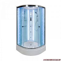 Душевая кабина Deto (DTO)  EM 2710 LED с led подсветкой и гидромассажем