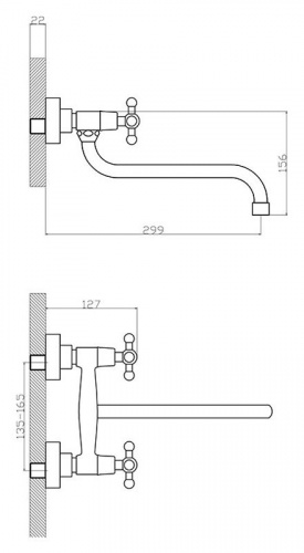 Смеситель для кухонной мойки Rossinka G (G02-74) фото 2