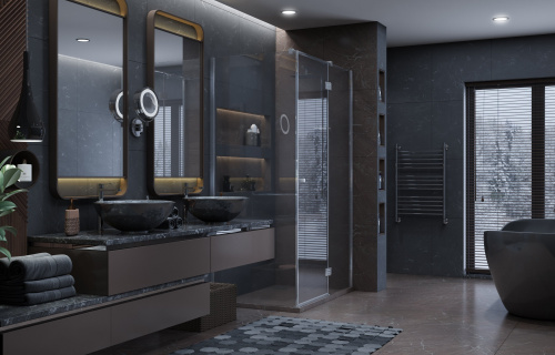 Душевое ограждение Ambassador Diamond 12011104R (1200x800x2000), 1 место фото 2