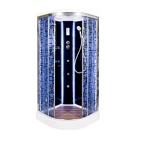 Душевая кабина Deto (DTO)  BM1590 с LED-подсветкой и гидромассажем
