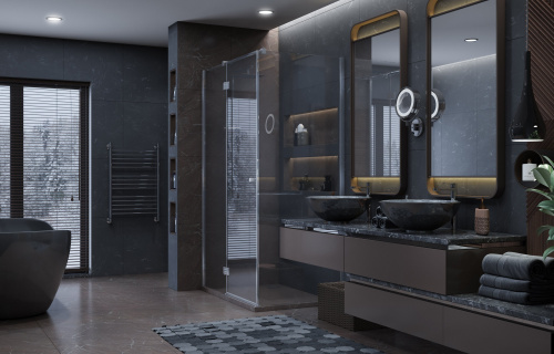 Душевое ограждение Ambassador Diamond 12011104L (1200x800x2000), 1 место фото 2