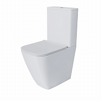 Унитаз Grossman Style GR-4472S (620*365*920) напольный БЕЗОБОДКОВЫЙ с ВЫСОКОЙ ЧАШЕЙ 48 см, 2 места