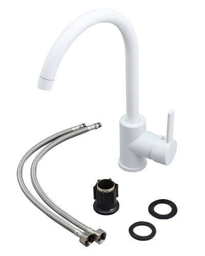 Смеситель для кухни OneLife P04-001w полимерный фото 8