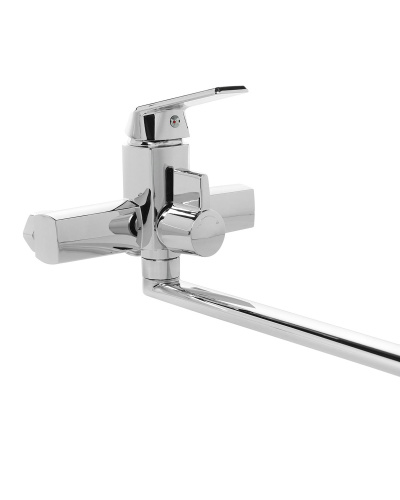 Смеситель для ванны/душа OneLife P02-211cr полимерный фото 6