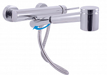 SE903.5 SEINA - смеситель кухонный настенный с вынимающимся душем RAV Slezak